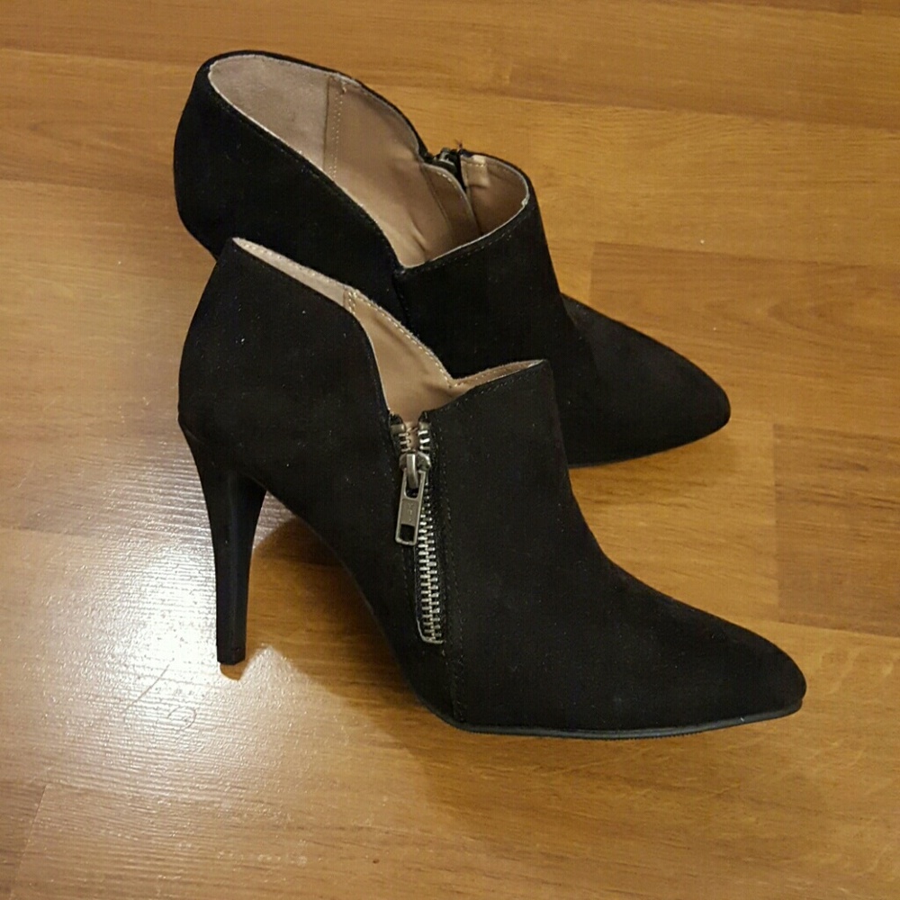 New! Side Zipper Low Booties